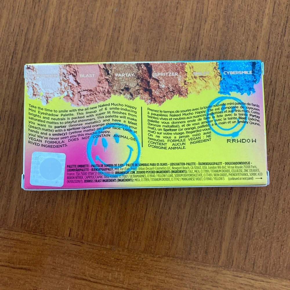 NEW IN BOX Urban Decay x Smiley Mini NAKED Eyeshadow Palette - Picture 4 of 7